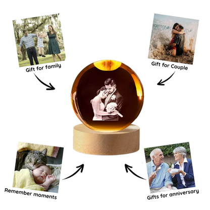 Custom 3D Crystal Lamp