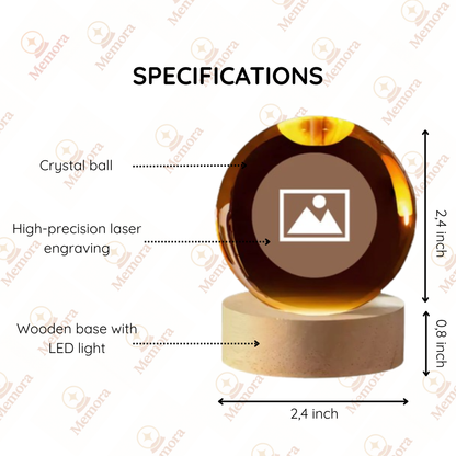 Custom 3D Crystal Lamp