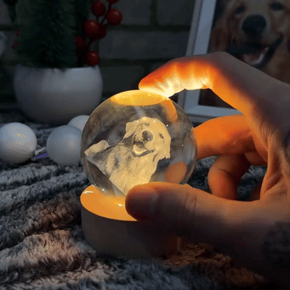 Lámpara de Cristal Personalizada 3D